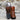 View of Stallion Men’s Zorro zip boot with antique saddle ostrich vamp and medium square French toe
