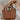Gun Toten Mamas saddle brushed cowhide schoolgirl crossbody satchel with flap and conceal carry compartment