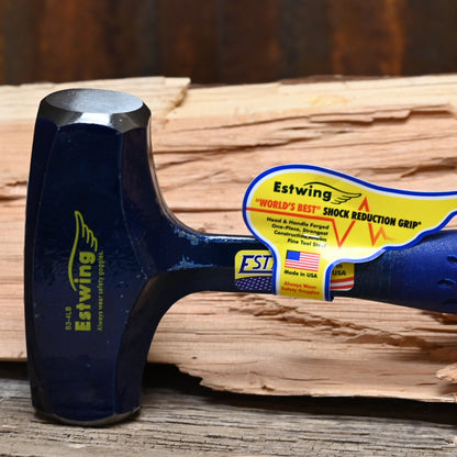 Estwing 4 lb drilling hammer forged steel with shock reduction grip