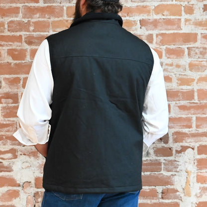 Filson Tin Cloth PrimaLoft® Vest – Black, Navy, Dark Tan