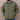 View of Filson Cover Cloth Quilted Jac-Shirt in Olive Drab and Cinder featuring snap-front closure, snap-flap chest pockets, and flannel-lined hand pockets