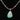 Peyote Bird Turquoise Pendant Necklace
