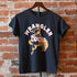 Wrangler x Coors Ladies Banquet Tee in black with bronc rider and Coors logo graphics