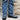Nutted Calf Black Bison "The Man in Black" Town Boot on Custom "Duke" Last view of front and side on model