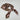 Cowboy Images 36x36 silk charmeuse wild rag in pink and brown with instrument print