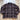 View of Pendleton men’s Heston wool coat in brown and rust ombré with chest and side pockets