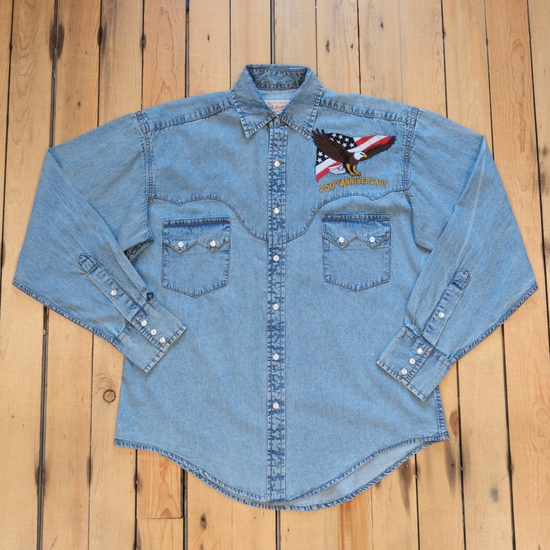 Rockmount Men’s USA 250th "America the Beautiful" Embroidered Western Shirt
