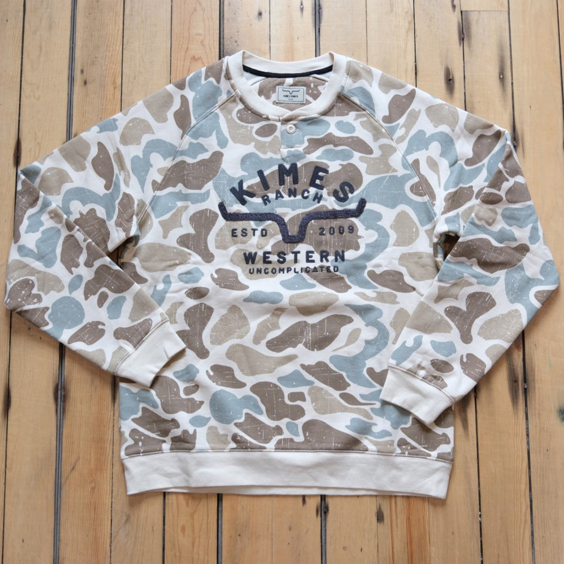 Kimes Ranch Reeves Sweatshirt - Desert Camo