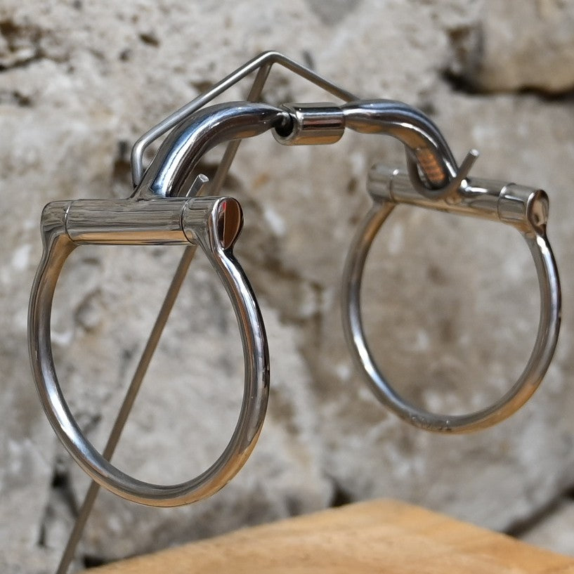 Myler Western Dee MB 01 comfort snaffle bit with narrow-barrel sweet iron mouthpiece