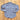 View of Blue Blanket men’s blue plaid linen Western shirt with pearl snaps and yoke detail