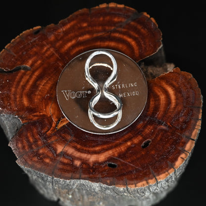 Vogt Way of the Buffalo scarfs slide in sterling silver with buffalo motif