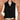 View of Schaefer ladies wool Arena vest in black or red with Western yokes and storm-flap zip front