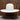 View of front of hat