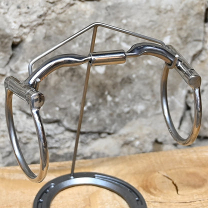 Myler Western Dee MB 04 bit with low-port sweet-iron comfort snaffle mouthpiece
