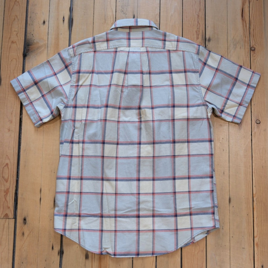 Filson Short Sleeve Lightweight Alaskan Guide Shirt - Blue/Tan Plaid