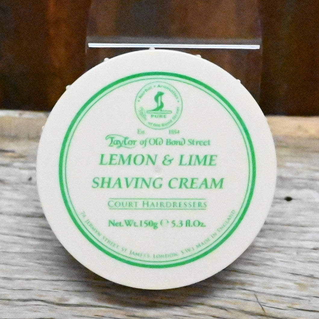 Taylor of Old Bond Street Lemon and Lime shaving cream bowl 150g