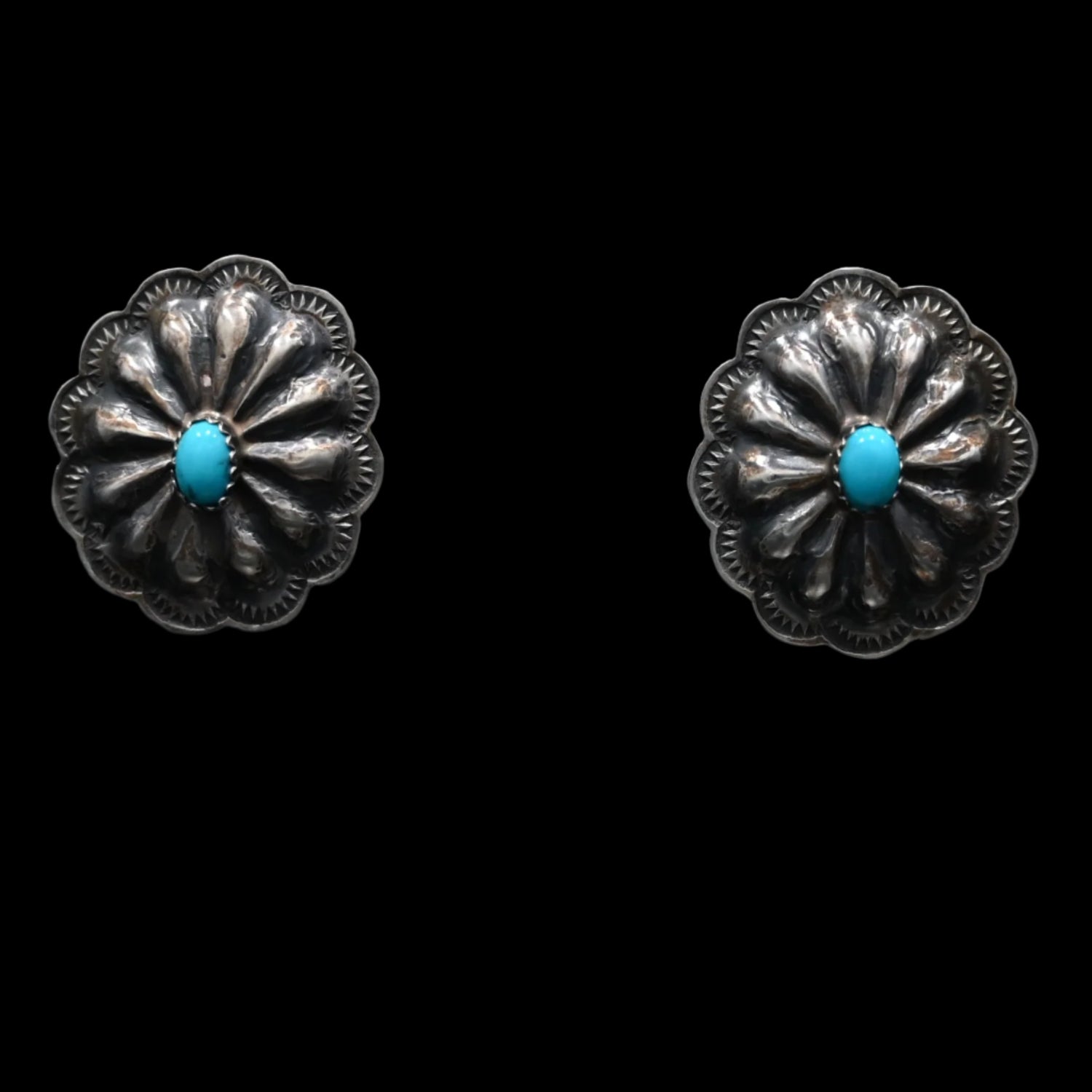 View of earrings