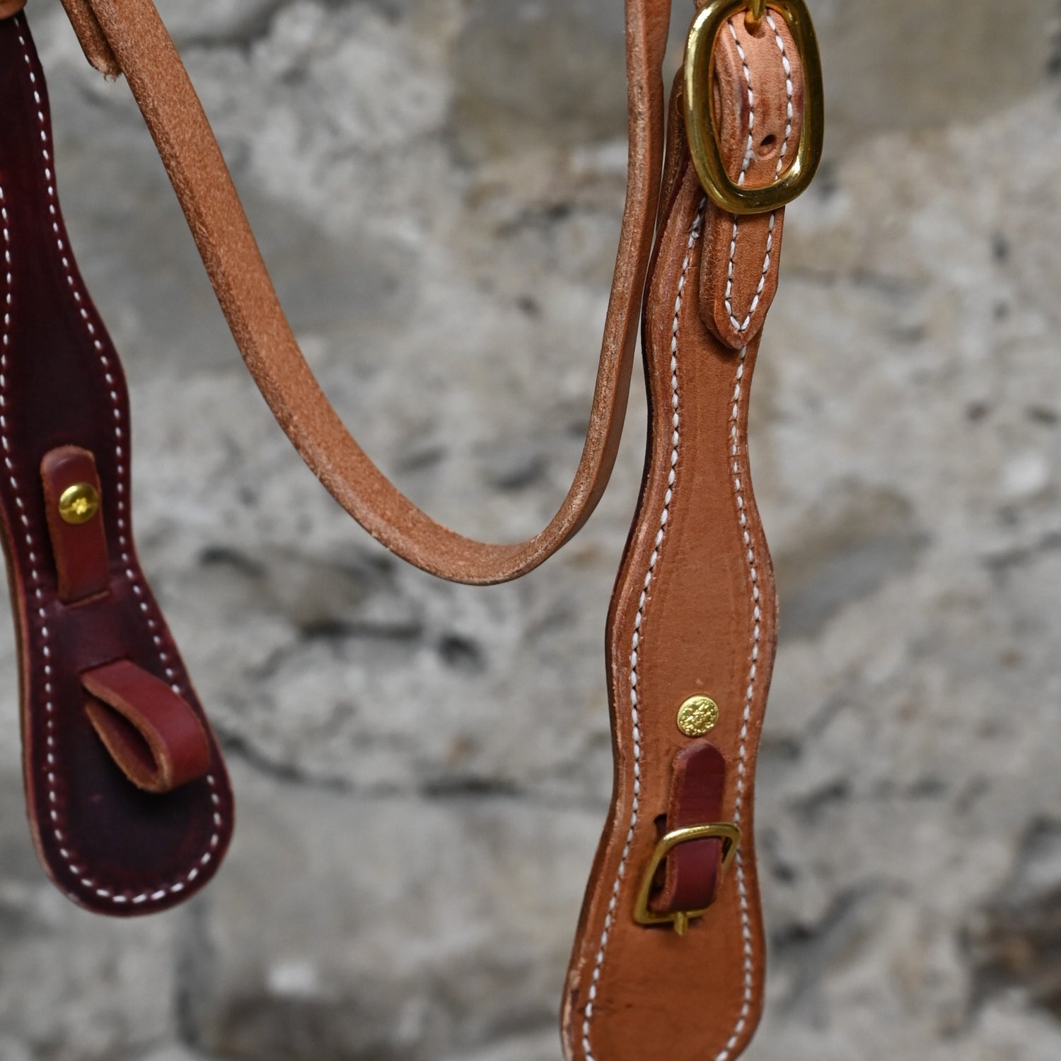 Cowboy Headstall view of close up
