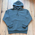 Filson Prospector Hoodie Balsam Green, thick fleece pullover with hood