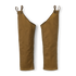 Filson Single Tin Chaps Dark Tan Long oil-finish protective work chaps
