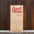 Royall Muske 8 oz bottle of all-purpose lotion and splash cologne in classic tan glass with gold cap