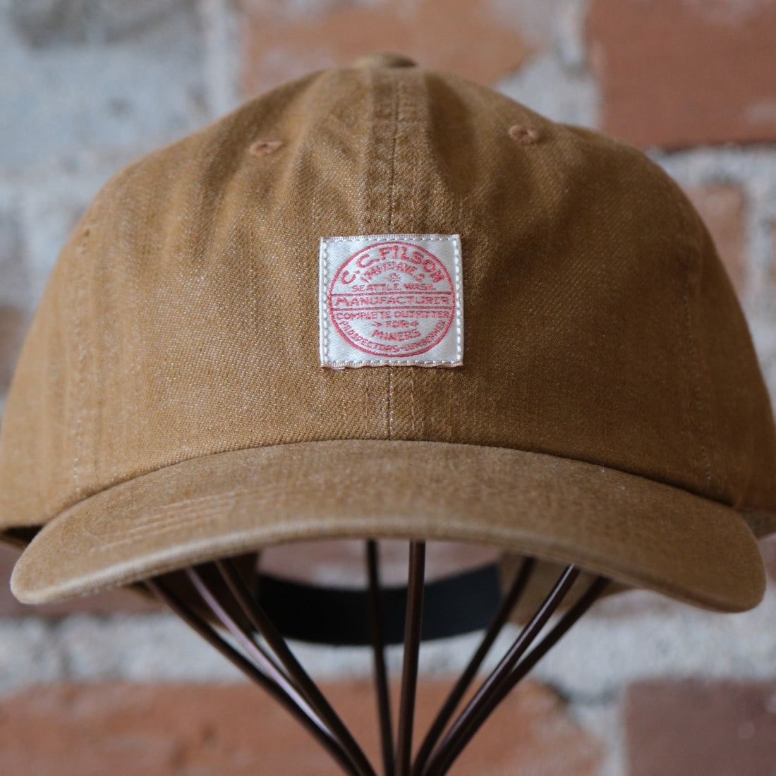 Filson Harvest Tan Denim Cap