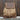 Myra Yellowstone Amber Sienna printed canvas drawstring backpack with leather trim and adjustable straps