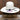 American Hat Co. 20X Fancy Vent Straw in Ivory with Black Band (4 1/4" Brim)