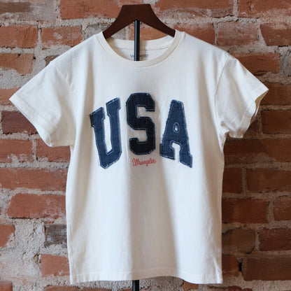 Wrangler Ladies USA Graphic T-Shirt - Antique White