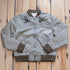 Filson Ladies Western Satin Jacket in Silver Sage featuring embroidered western yokes and a snap-front design.