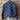 Filson Ladies Colchuck Short Jacket in Navy/Sage Jacquard featuring an intricate graphic pattern and waist-length design.