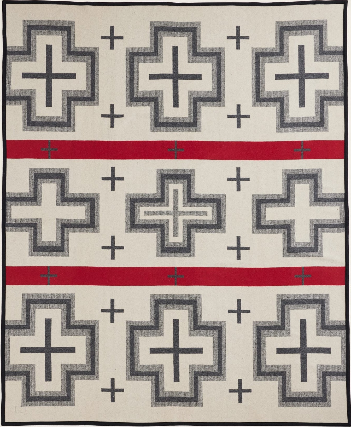 Pendleton San Miguel Blanket King size with heritage crosses pattern