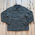 Pendleton Quilted Chamois Work Jacket in Wild Landscape Olive with tan cowboy and horse landscape pattern