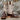 Hyer Augusta 13″ boot with metallic bone cowhide top and saddle tan vamp, square toe and leather heel