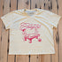 Ladies cream boxy tee by Sendero with two cowgirls playing pool and “Set ’Em Up Cowgirl” text