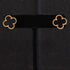 Athena Designs Black Onyx Clover Studs