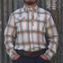 View of Schaefer RangeTek Western Guide shirt in Sweetwater pattern with snap chest pockets and mesh yoke vent