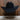 Serratelli 6X Black Cattleman Shovel Hat Extra Long Oval