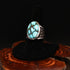 Sunwest Silver Kingman Turquoise Ring Size 10
