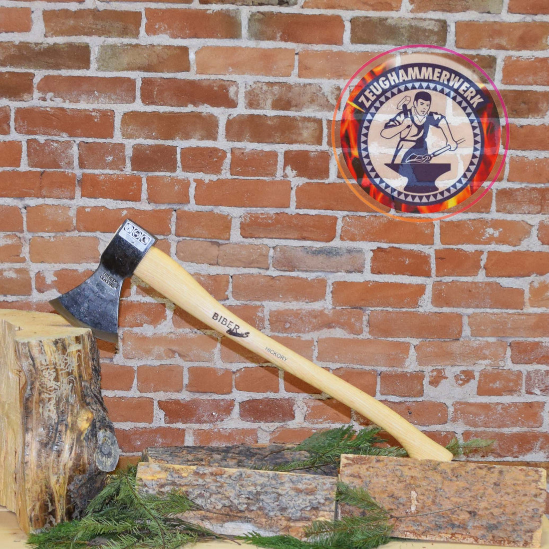 Mueller Beaver-Classic axe 1200g hickory handle, CLASSIC-S