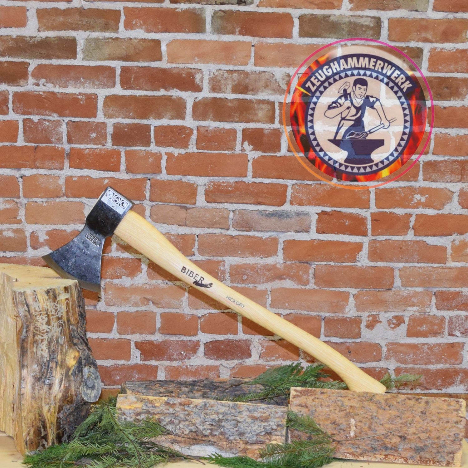 Mueller Beaver-Classic axe 1200g hickory handle, CLASSIC-S