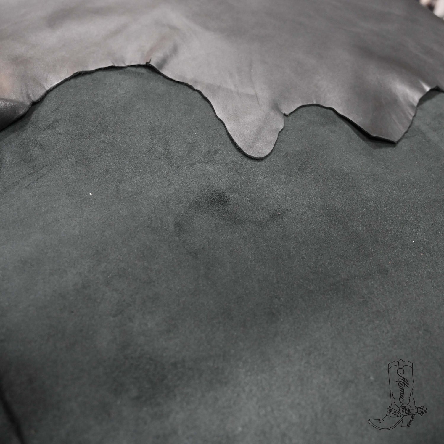 Black Cougar Leather